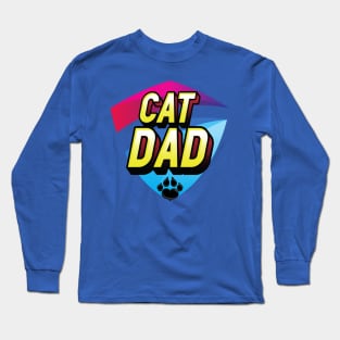 Cat Dad Cat Father Best Cat Dad Ever Long Sleeve T-Shirt